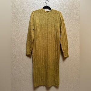 a new day Mustard Yellow Knit Dress